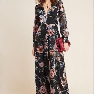 Yumi Kim Burnout Velvet Maxi Dress-Small/Petite